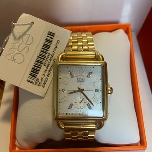 Brand new Movado ESQ gold tone watch